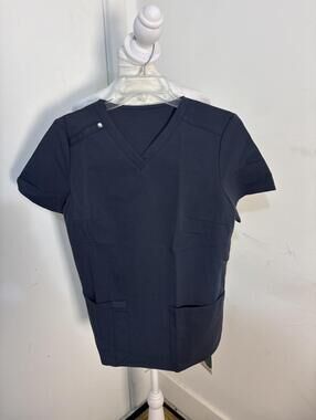 Halara Women's Blue Short Sleeve Scrub Top Size Small New With Tags